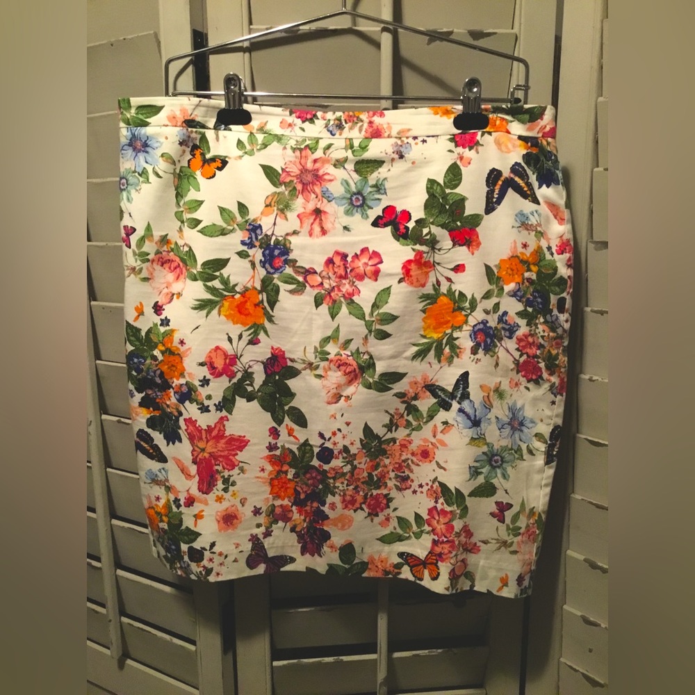 Ann Taylor Loft skirt, spring florals